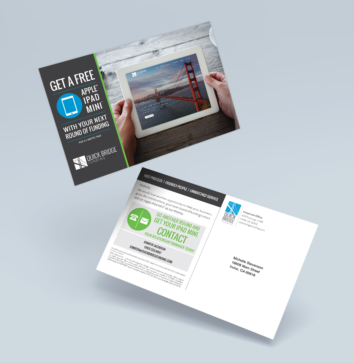 Quick Bridge Funding Post Card